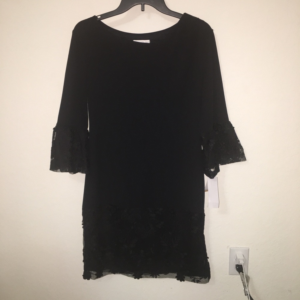 Signature by Robbie Bee women dress lace black